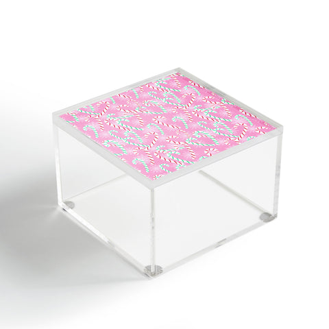 Lisa Argyropoulos Frosty Canes Pink Acrylic Box