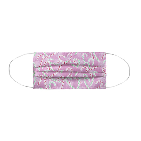 Lisa Argyropoulos Frosty Canes Pink Face Mask