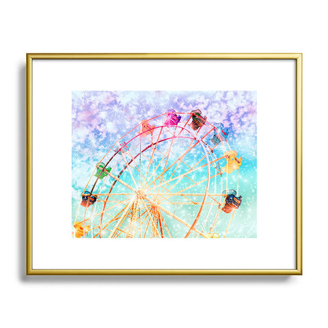 Lisa Argyropoulos Galaxy Wheel Metal Framed Art Print