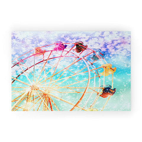 Lisa Argyropoulos Galaxy Wheel Welcome Mat