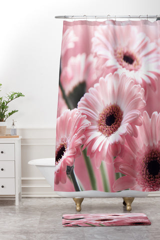 Lisa Argyropoulos Gerbera Spring Shower Curtain And Mat