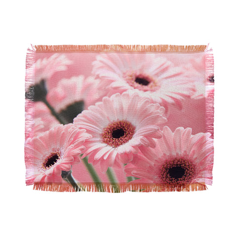 Lisa Argyropoulos Gerbera Spring Throw Blanket