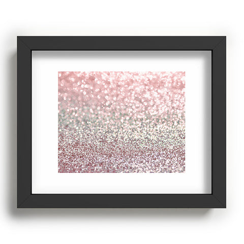 Lisa Argyropoulos Girly Pink Snowfall Recessed Framing Rectangle