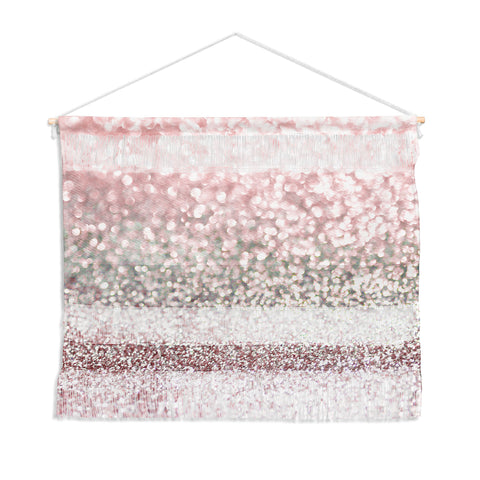 Lisa Argyropoulos Girly Pink Snowfall Wall Hanging Landscape