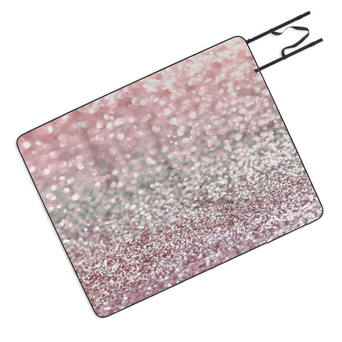 Lisa Argyropoulos Girly Pink Snowfall Picnic Blanket