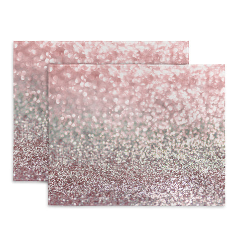 Lisa Argyropoulos Girly Pink Snowfall Placemat