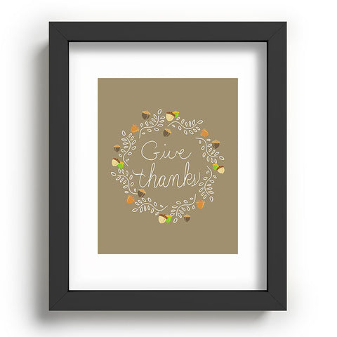 Lisa Argyropoulos Giving Thanks Recessed Framing Rectangle