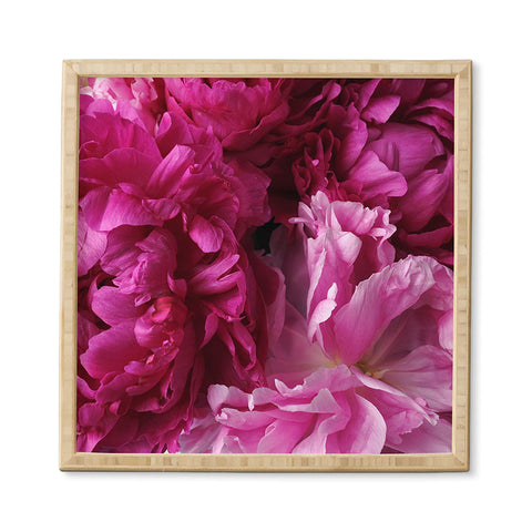 Lisa Argyropoulos Glamour Pink Peonies Framed Wall Art