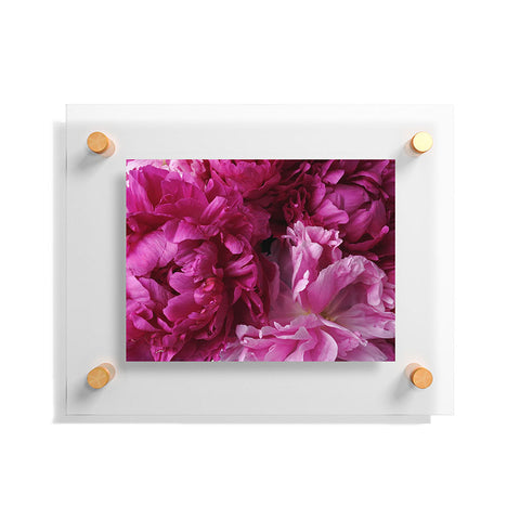 Lisa Argyropoulos Glamour Pink Peonies Floating Acrylic Print