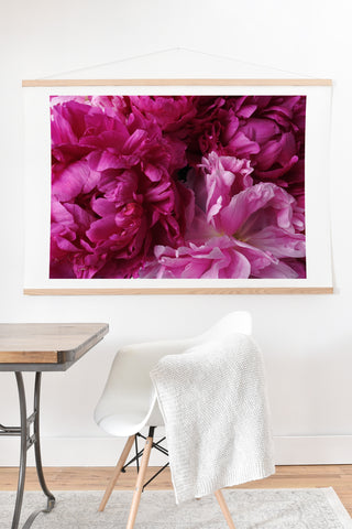 Lisa Argyropoulos Glamour Pink Peonies Art Print And Hanger