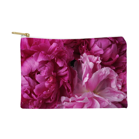 Lisa Argyropoulos Glamour Pink Peonies Pouch
