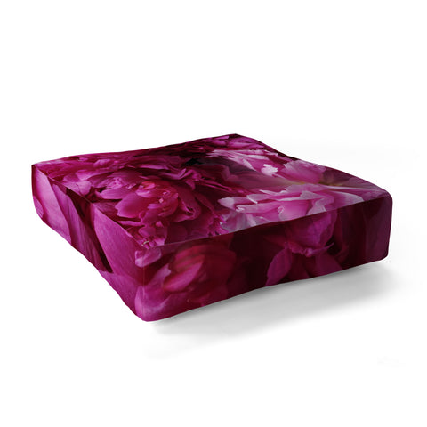 Lisa Argyropoulos Glamour Pink Peonies Floor Pillow Square