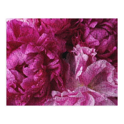 Lisa Argyropoulos Glamour Pink Peonies Puzzle