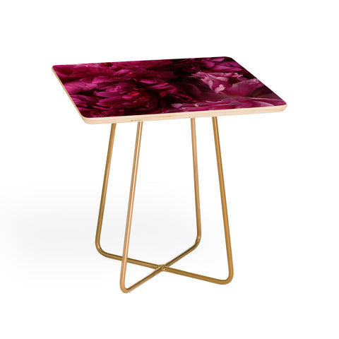 Lisa Argyropoulos Glamour Pink Peonies Side Table