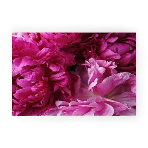 Lisa Argyropoulos Glamour Pink Peonies Welcome Mat