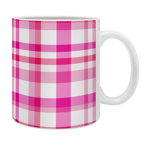 Lisa Argyropoulos Glamour Pink Plaid Coffee Mug
