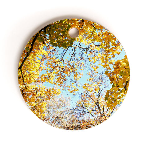 Lisa Argyropoulos Golden Autumn Cutting Board Round