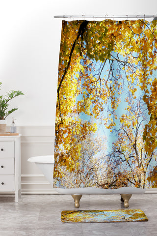 Lisa Argyropoulos Golden Autumn Shower Curtain And Mat