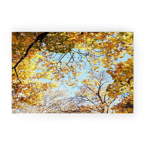 Lisa Argyropoulos Golden Autumn Welcome Mat