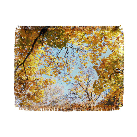 Lisa Argyropoulos Golden Autumn Throw Blanket