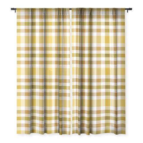Lisa Argyropoulos Golden Harvest Plaid Sheer Non Repeat