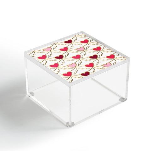 Lisa Argyropoulos Golden Wings of Love White Acrylic Box