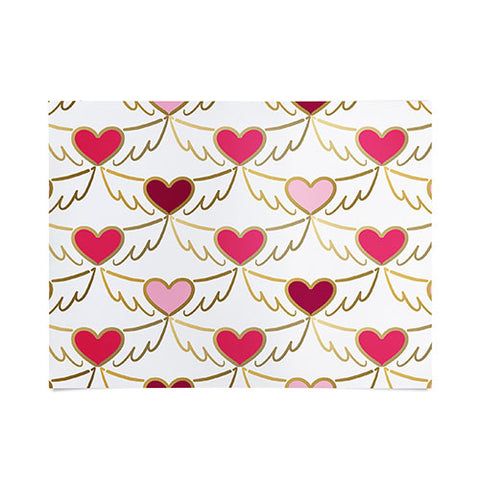 Lisa Argyropoulos Golden Wings of Love White Poster