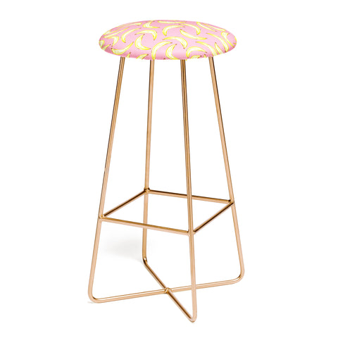 Lisa Argyropoulos Gone Bananas In Pink Bar Stool
