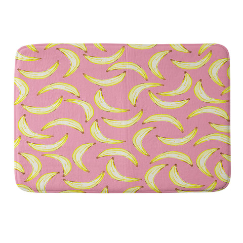 Lisa Argyropoulos Gone Bananas In Pink Memory Foam Bath Mat