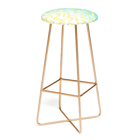 Lisa Argyropoulos Gone Bananas Ombre Blue Bar Stool