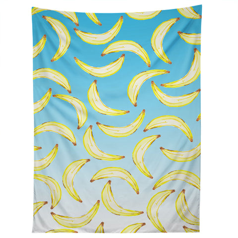 Lisa Argyropoulos Gone Bananas Ombre Blue Tapestry