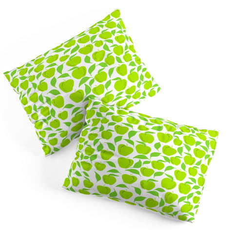 Lisa Argyropoulos Green Apples Pillow Shams