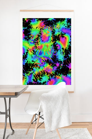 Lisa Argyropoulos Groovy Splash Night Art Print And Hanger