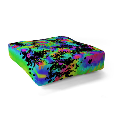Lisa Argyropoulos Groovy Splash Night Floor Pillow Square