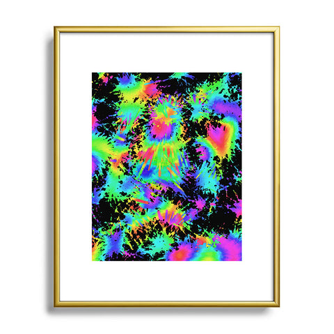Lisa Argyropoulos Groovy Splash Night Metal Framed Art Print