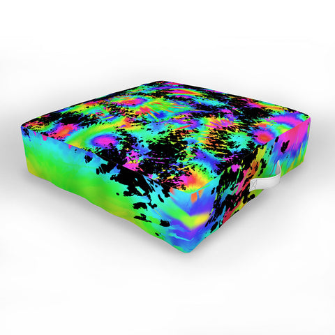 Lisa Argyropoulos Groovy Splash Night Outdoor Floor Cushion