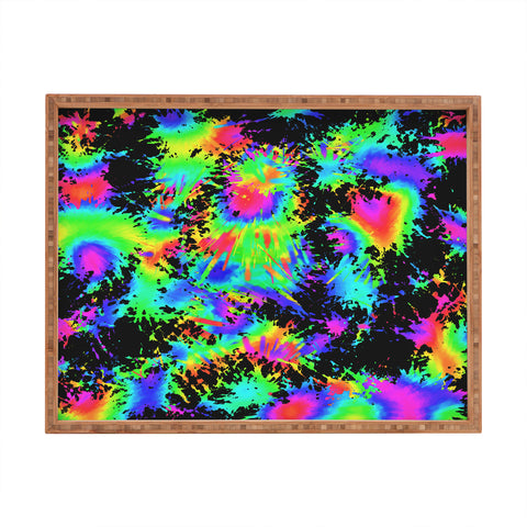 Lisa Argyropoulos Groovy Splash Night Rectangular Tray
