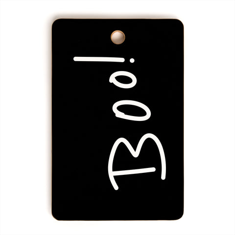 Lisa Argyropoulos Halloween Boo Cutting Board Rectangle