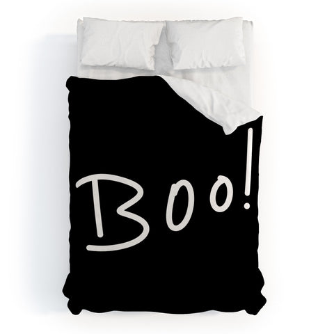 Lisa Argyropoulos Halloween Boo Duvet Cover