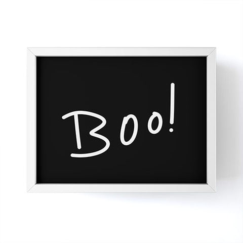 Lisa Argyropoulos Halloween Boo Framed Mini Art Print