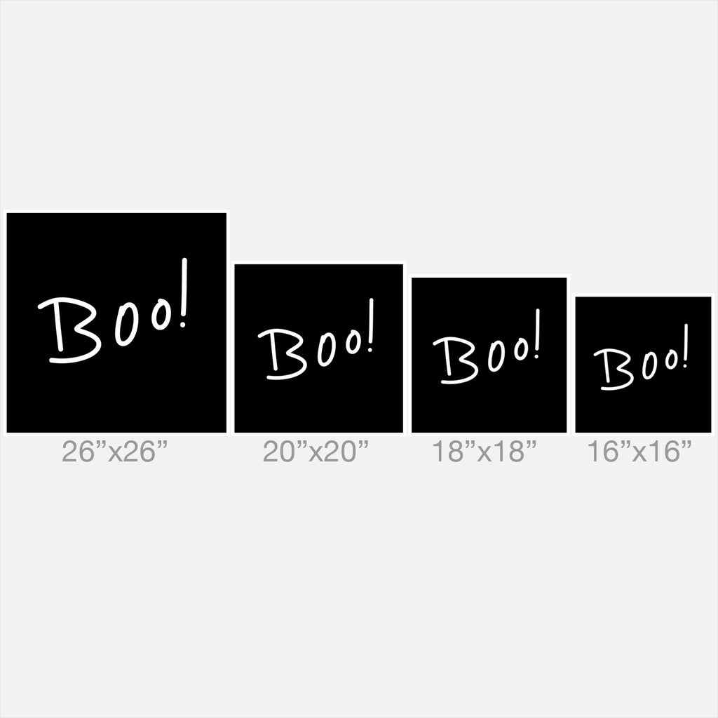 Halloween Boo Throw Pillow Lisa Argyropoulos