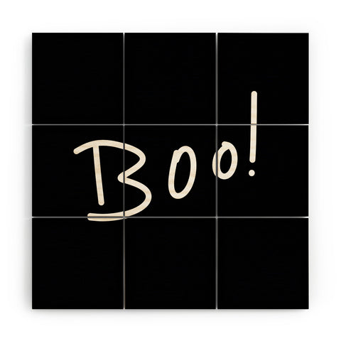 Lisa Argyropoulos Halloween Boo Wood Wall Mural