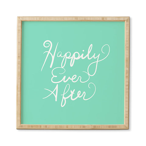 Lisa Argyropoulos Happily Ever After Aquamint Framed Wall Art