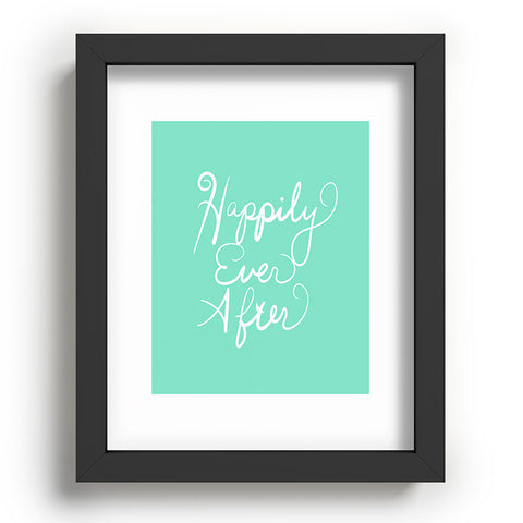 Lisa Argyropoulos Happily Ever After Aquamint Recessed Framing Rectangle
