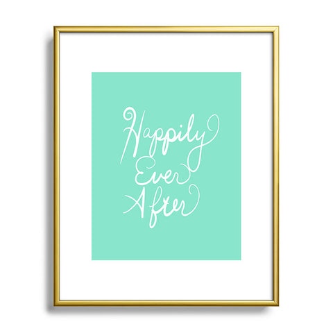 Lisa Argyropoulos Happily Ever After Aquamint Metal Framed Art Print