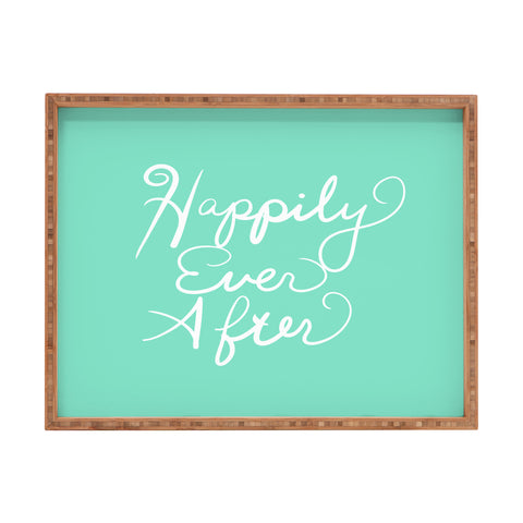 Lisa Argyropoulos Happily Ever After Aquamint Rectangular Tray