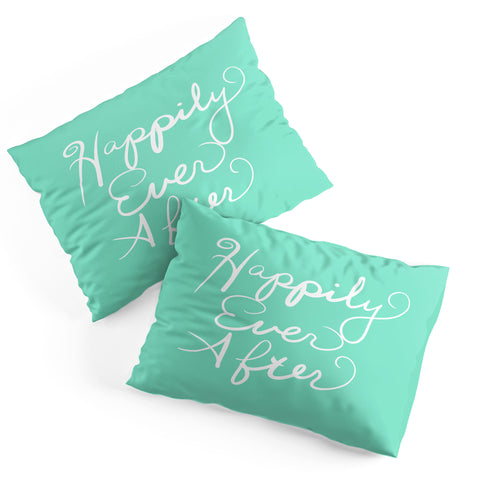 Lisa Argyropoulos Happily Ever After Aquamint Pillow Shams