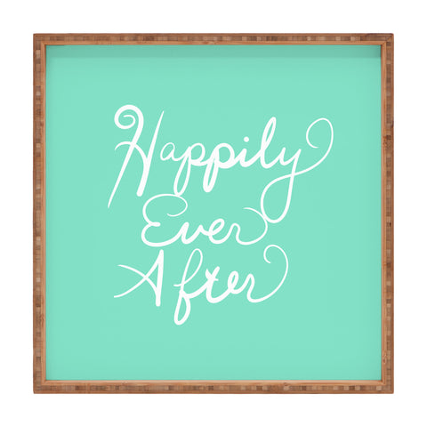 Lisa Argyropoulos Happily Ever After Aquamint Square Tray