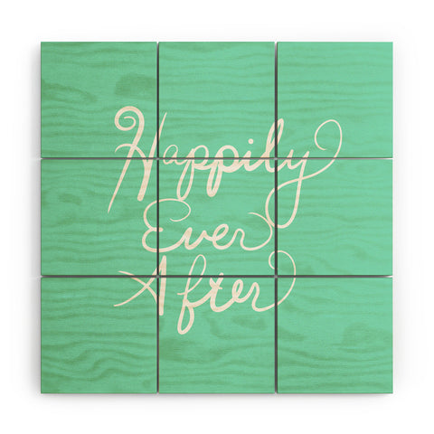 Lisa Argyropoulos Happily Ever After Aquamint Wood Wall Mural