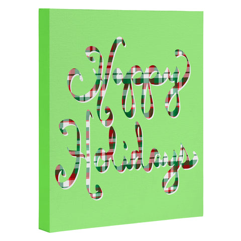 Lisa Argyropoulos Happy Holidays Art Canvas
